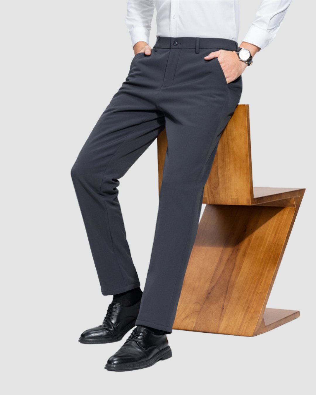 Classic Slim-Fit Trousers