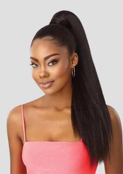 Kinky Straight Ponytail - 24 Inches