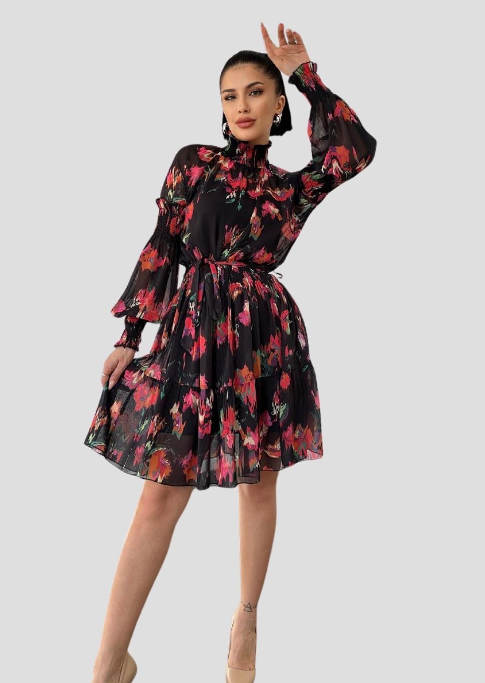 Gipeli Layered Mini Dress