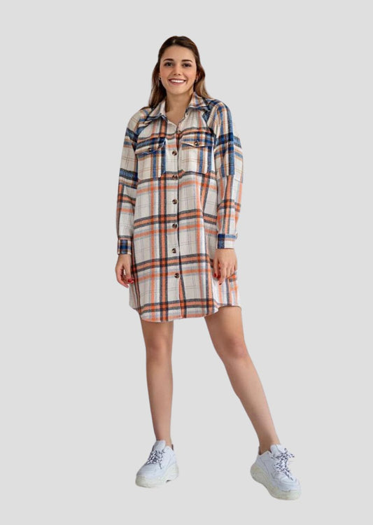 Lumberjack Shirt Dress