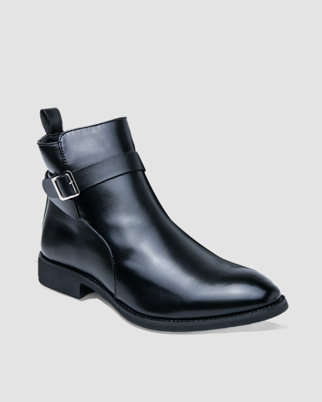 Black Buckle Boot