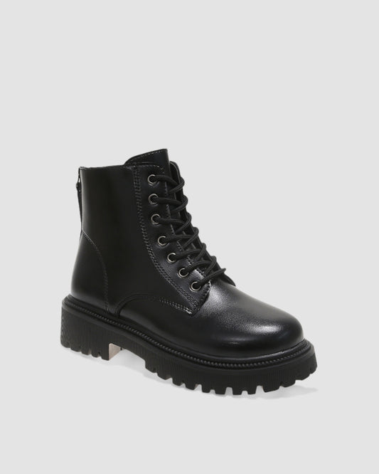 Black City Gear Lace Boot