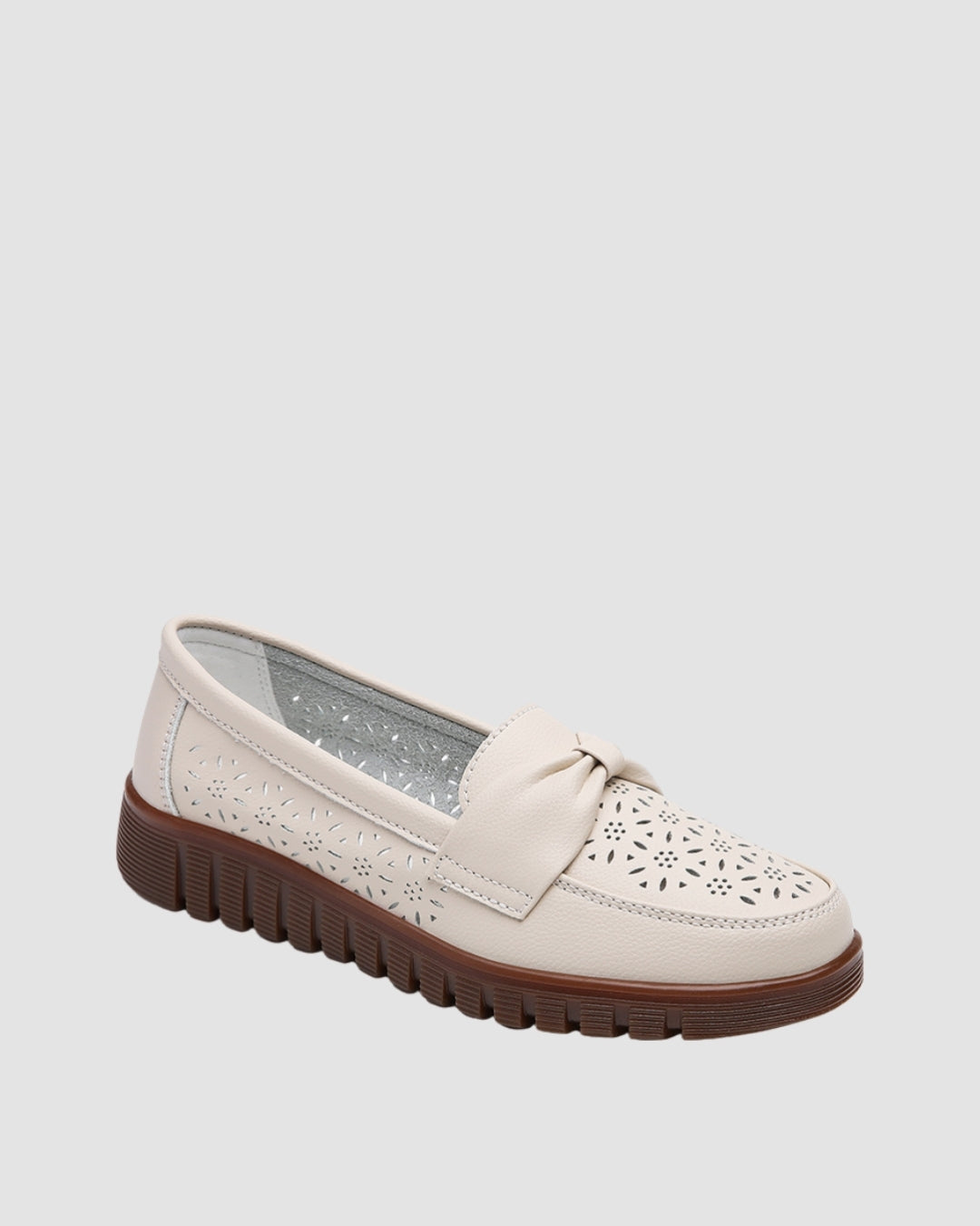 Breezy Comfort Cream Loafers