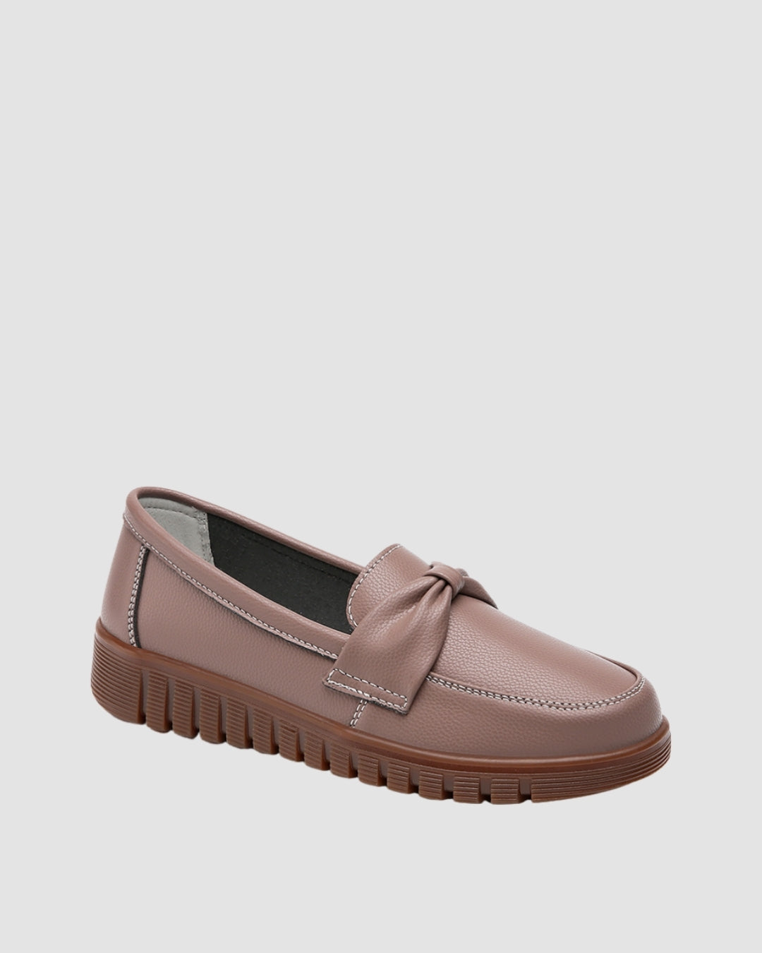 Brown Chunky Chic Loafers