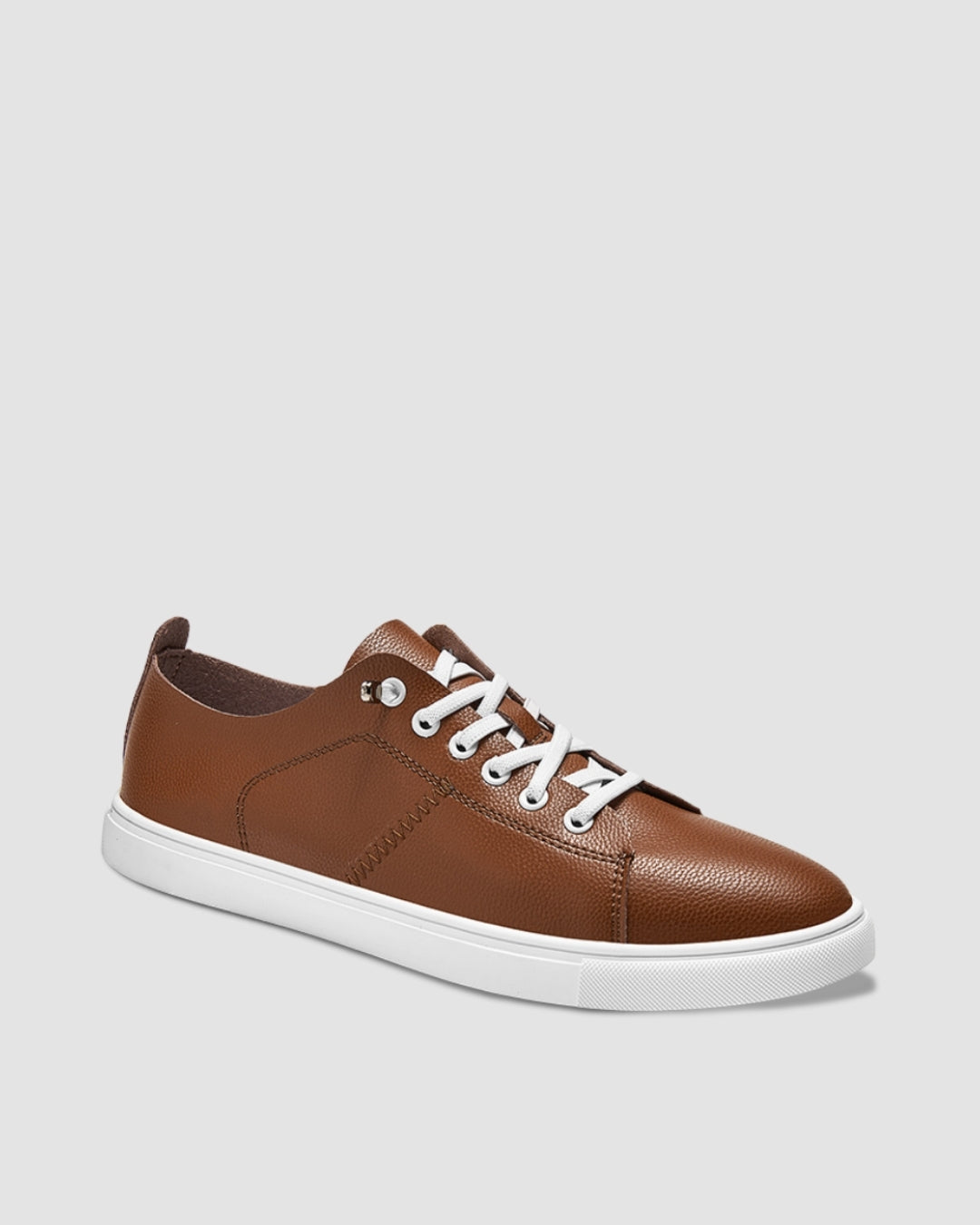 Brown Urban Leather Low-Tops