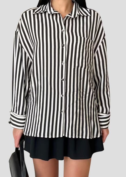 Oversize Striped Shirt